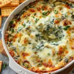 Tasty Baked Spinach Artichoke Dip