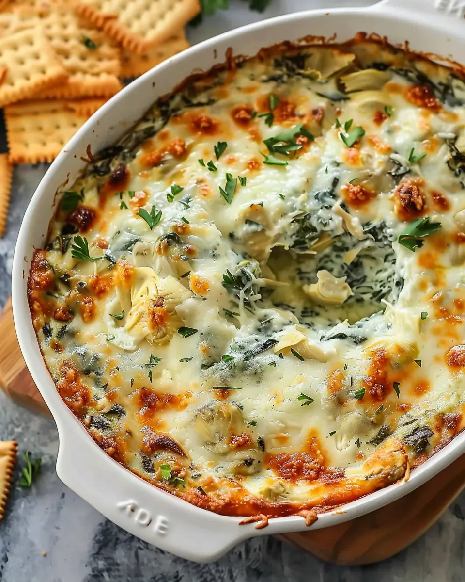 Tasty Baked Spinach Artichoke Dip: A Delightfully Healthy Twist