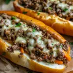 Ground Beef Philly Cheesesteaks