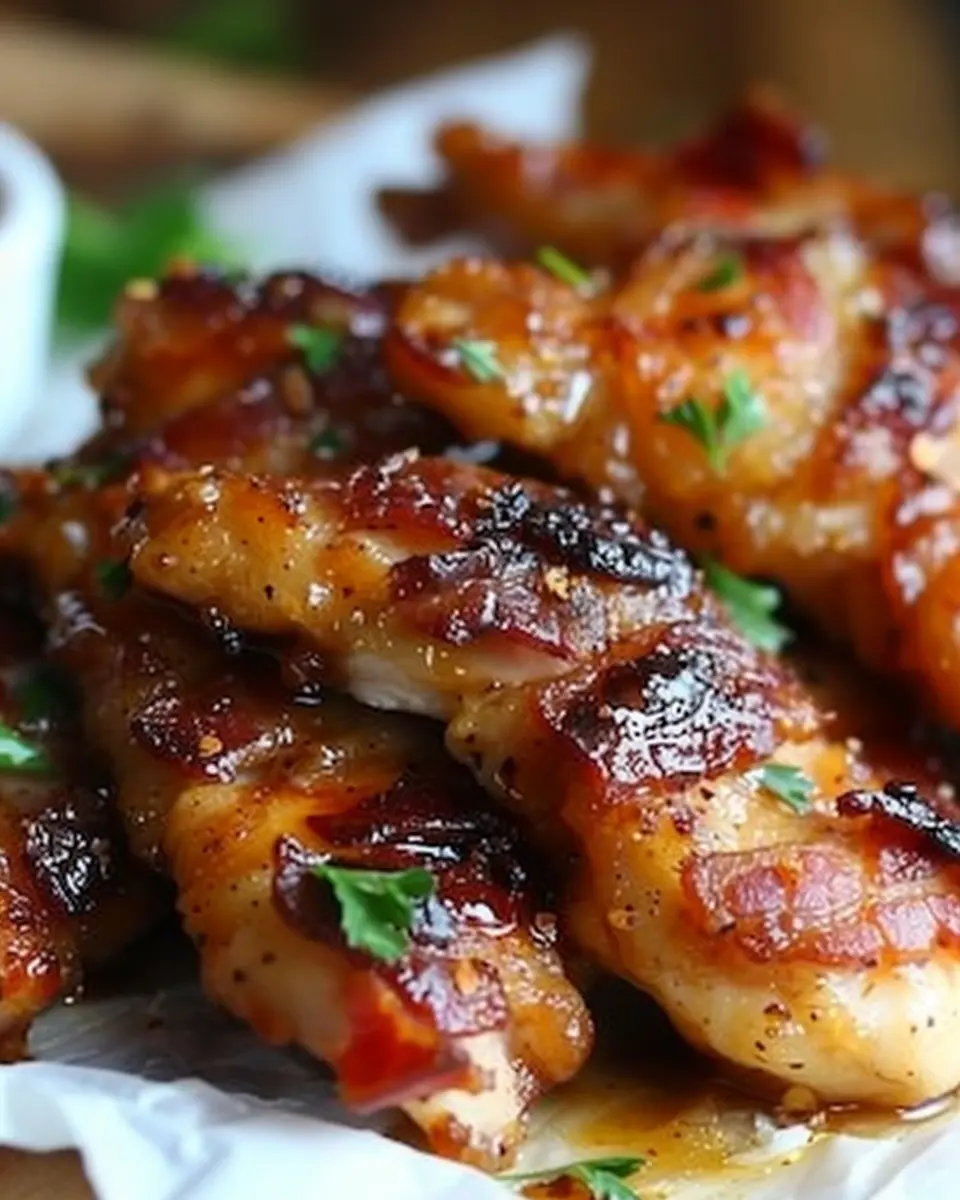 Bacon Brown Sugar Chicken Tenders: Juicy and Irresistibly Easy
