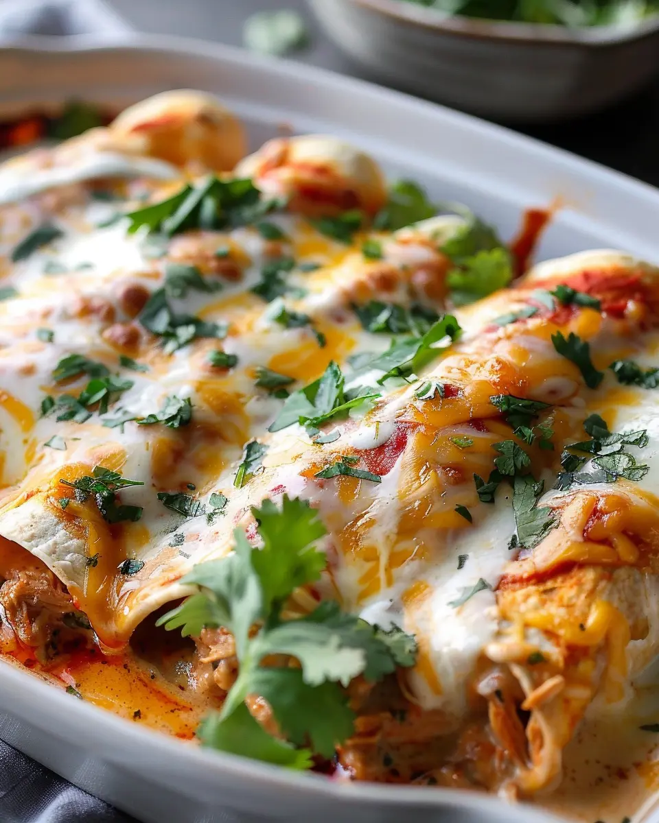 High Protein Chicken Enchiladas: Easy, Flavor-Packed Delight