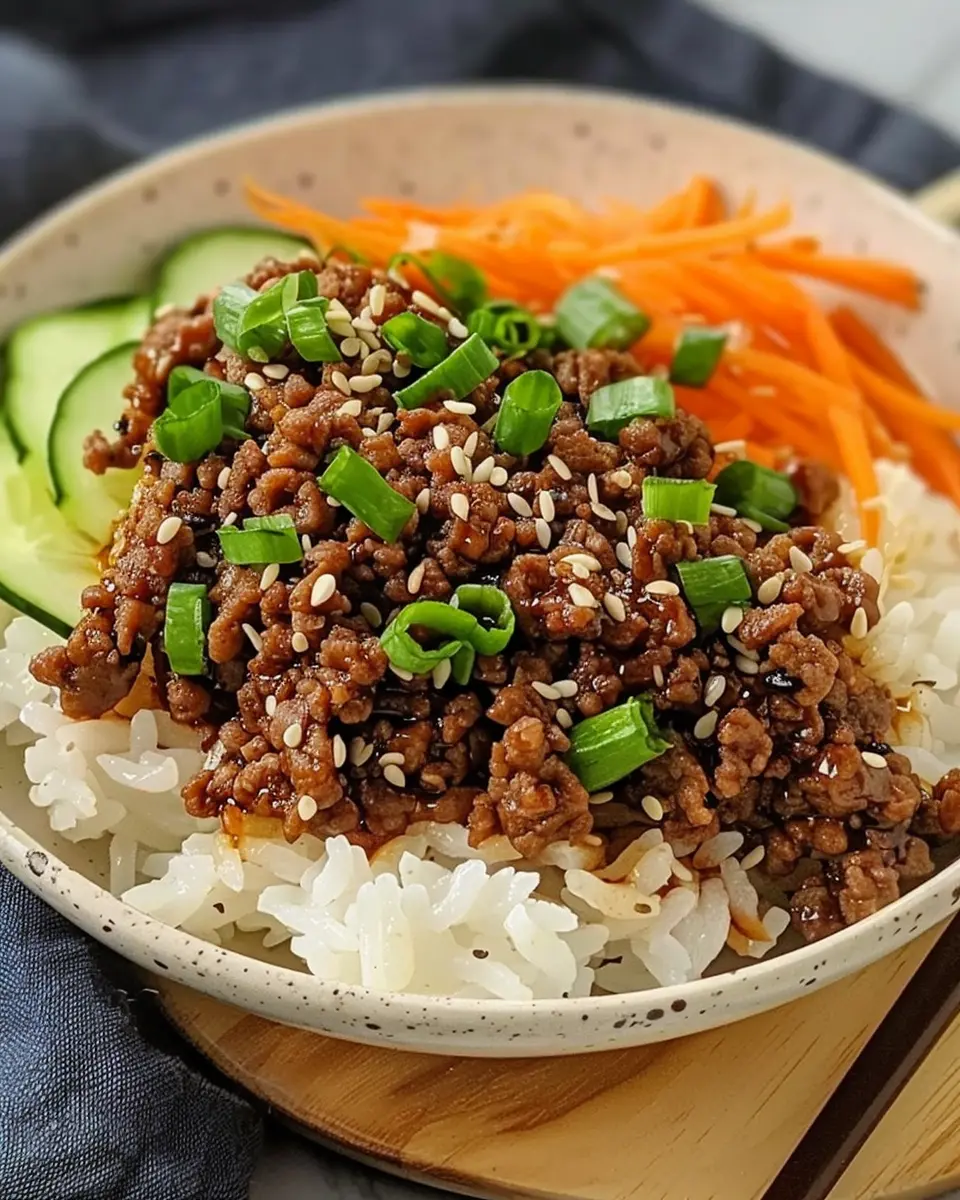 Korean Ground Beef Bowl: Easy Comfort Food Your Family Will Love