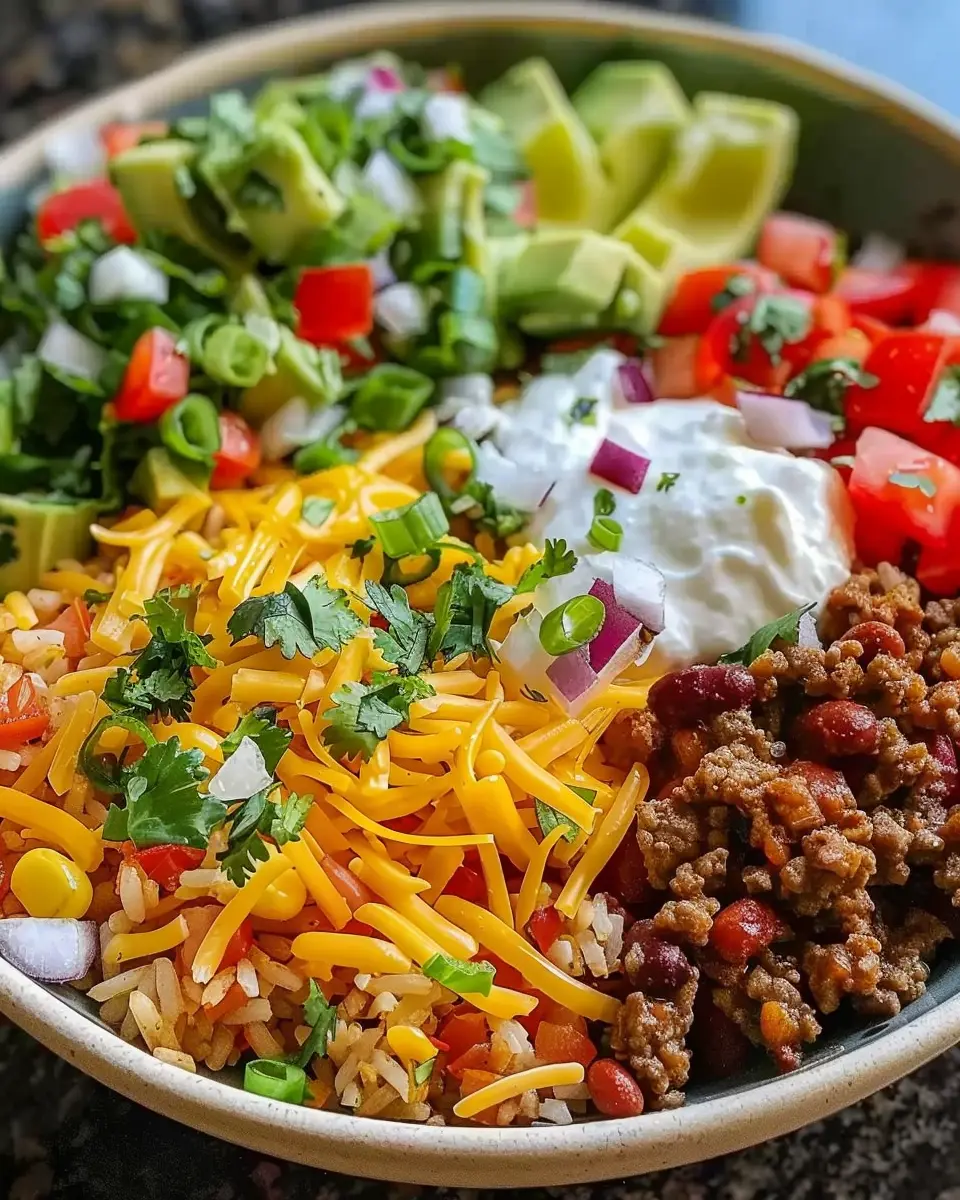 Taco Rice Bowl: Easy and Flavorful Dinner for Homemade Joy