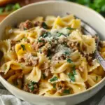Comforting Crockpot Ground Beef Pasta