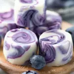 Blueberry Swirl Yogurt Bites Recipe