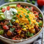 Loaded Potato Taco Bowl