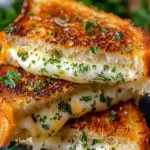 Garlic Bread Grilled Cheese