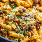 Creamy High Protein Beef Pasta