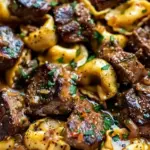 One-Pan Cowboy Butter Tortellini Steak Bites Recipe