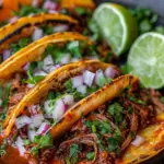 Authentic Beef Birria Quesatacos