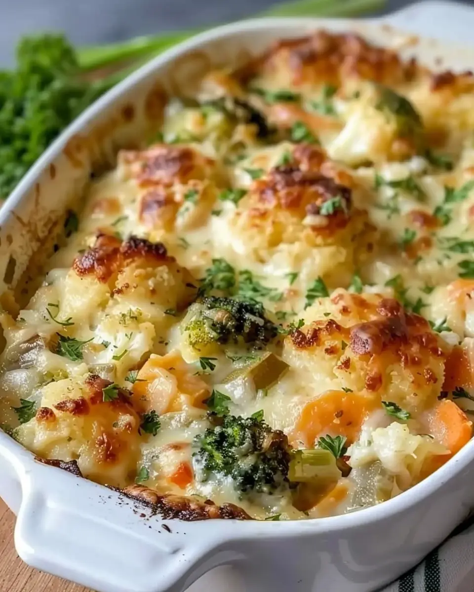 Creamy Winter Vegetable Casserole: A Cozy, Healthy Delight