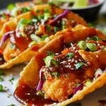 Crispy Chicken Wonton Tacos