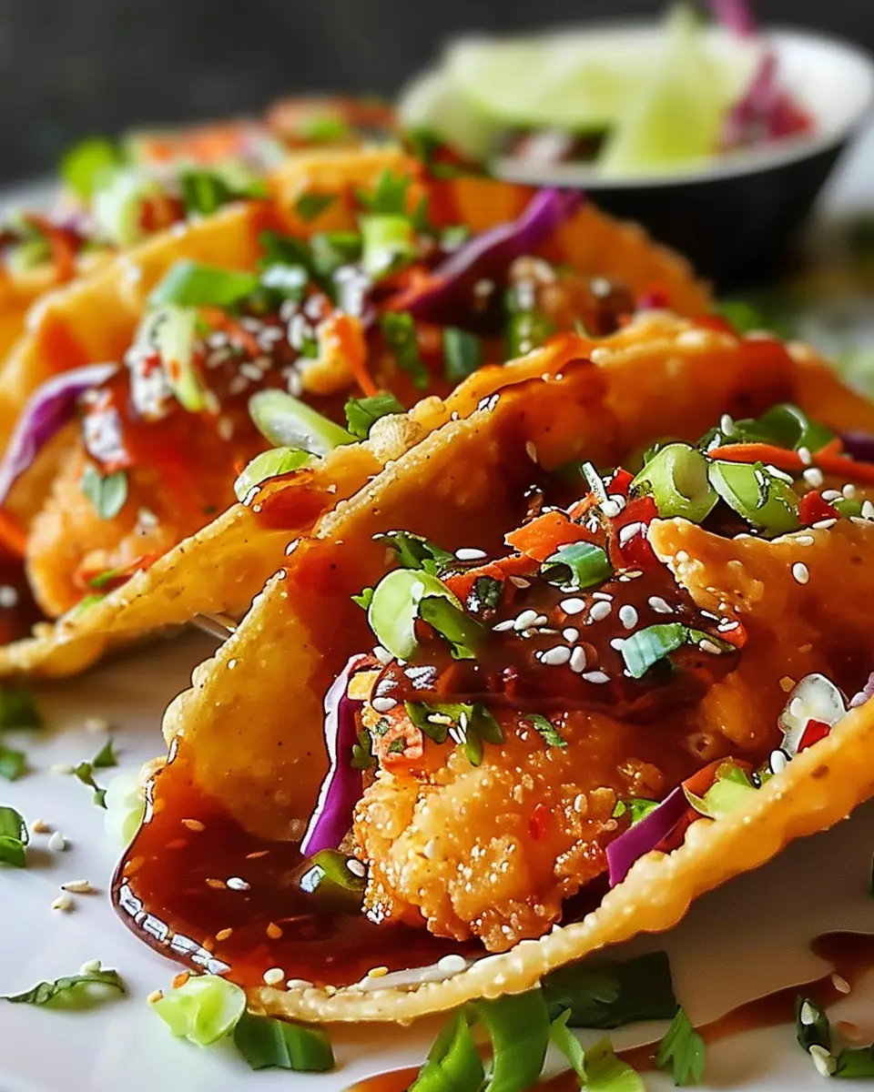 Crispy Chicken Wonton Tacos: An Easy Twist on Taco Night