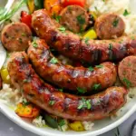 10 Minute Air Fryer Chicken Sausage