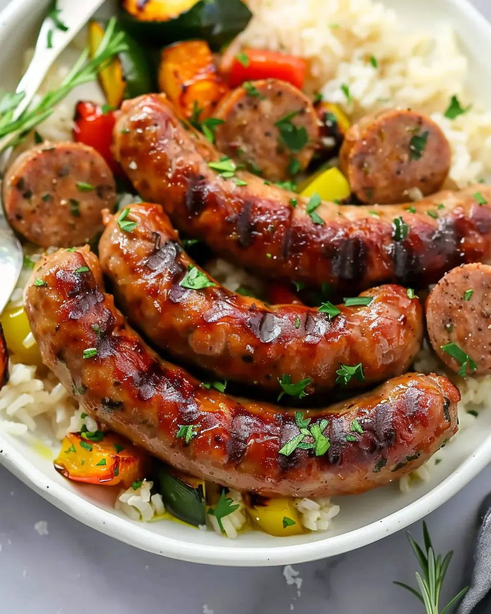 10 Minute Air Fryer Chicken Sausage: Easy, Healthy Dinner Idea