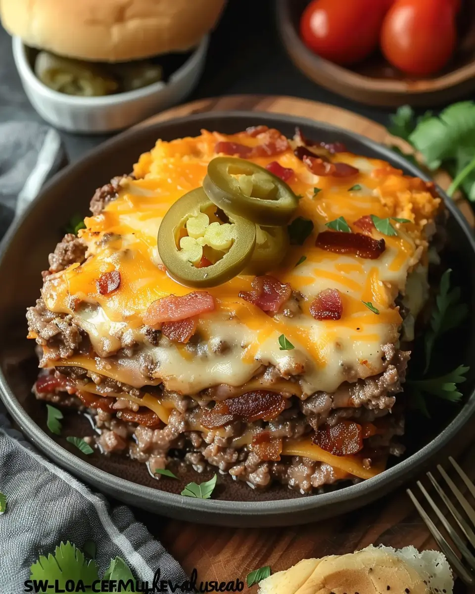 Low-Carb Turkey Bacon Cheeseburger Casserole Made Easy