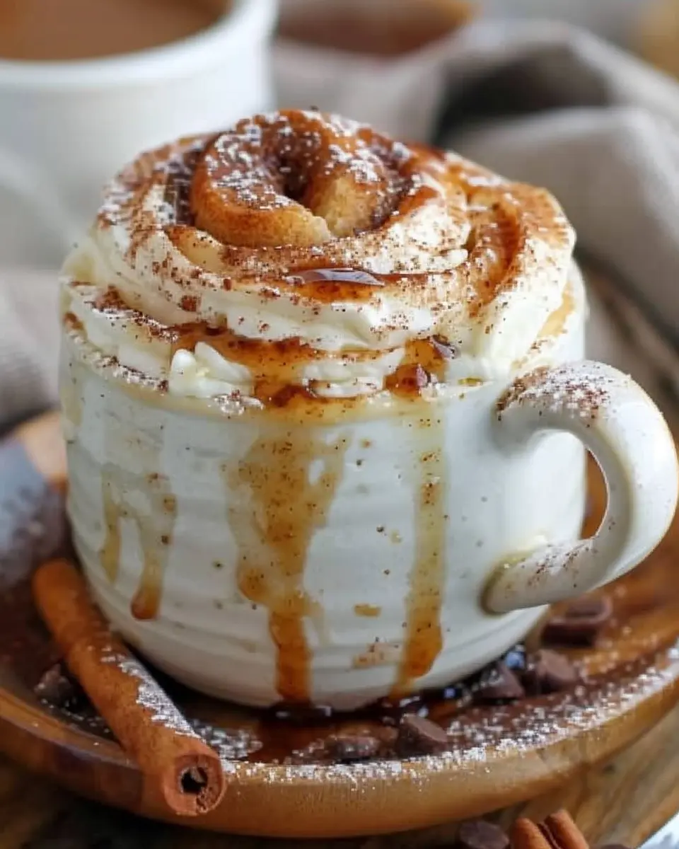 Cottage Cheese Cinnamon Roll Mug Cake: Easy Comfort Food Delight