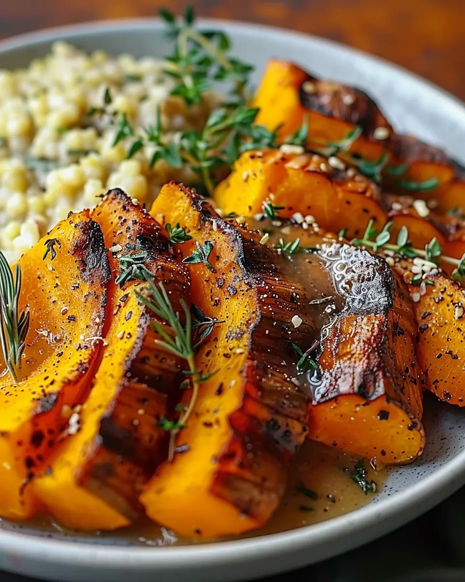 Savory Butternut Squash: Easy Turkey Bacon &amp; Chicken Ham Delight