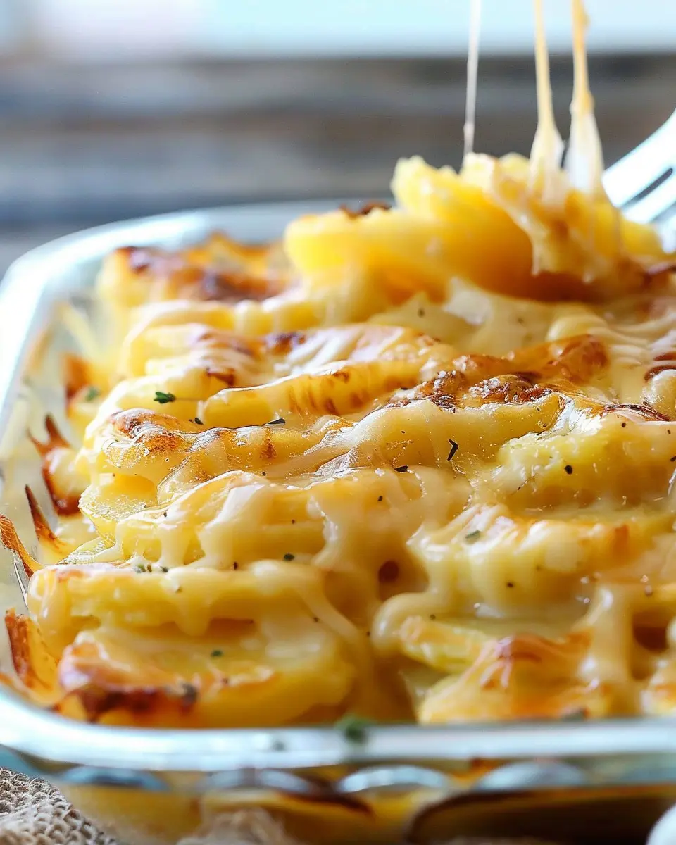Cheesy Scalloped Potatoes with Turkey Bacon: The Ultimate Comfort Dish