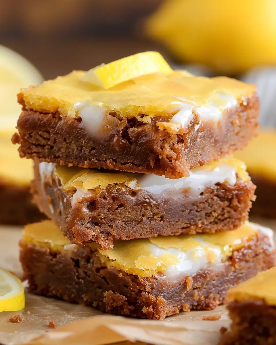 Easy Lemon Brownies Recipe: Brighten Your Day with This Delightful Twist
