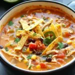 Crockpot Chicken Tortilla Soup