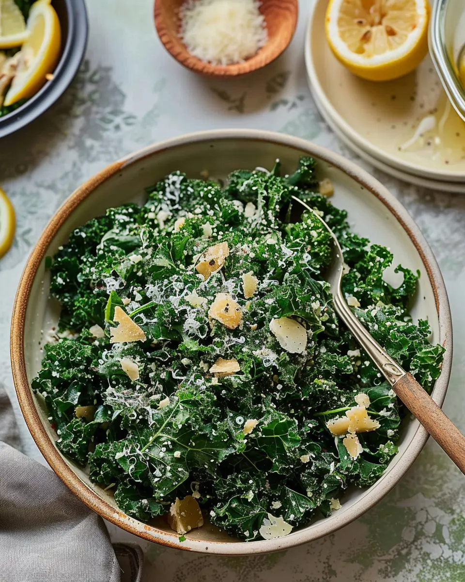 Lemony Parmesan Kale Salad: A Refreshing Twist for Your Table