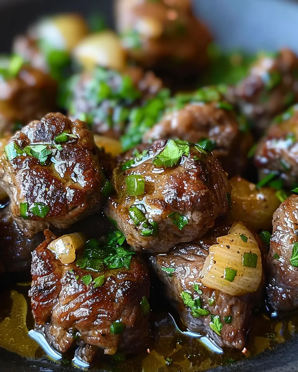 Garlic Butter Beef Bites: Easy, Juicy Treat for Home Cooks
