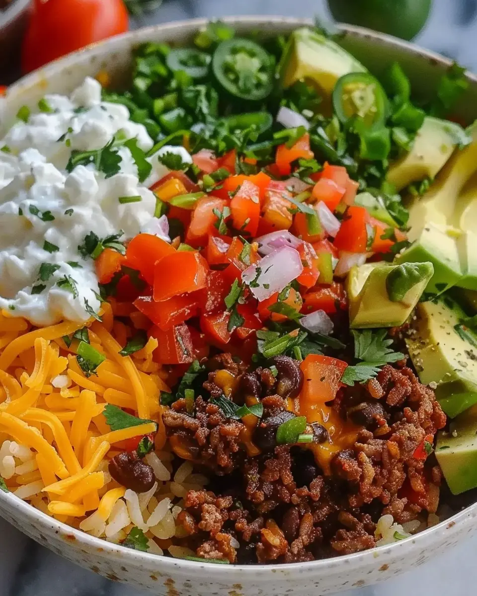 Taco Rice Bowl: Easy and Flavorful Comfort Food Delight
