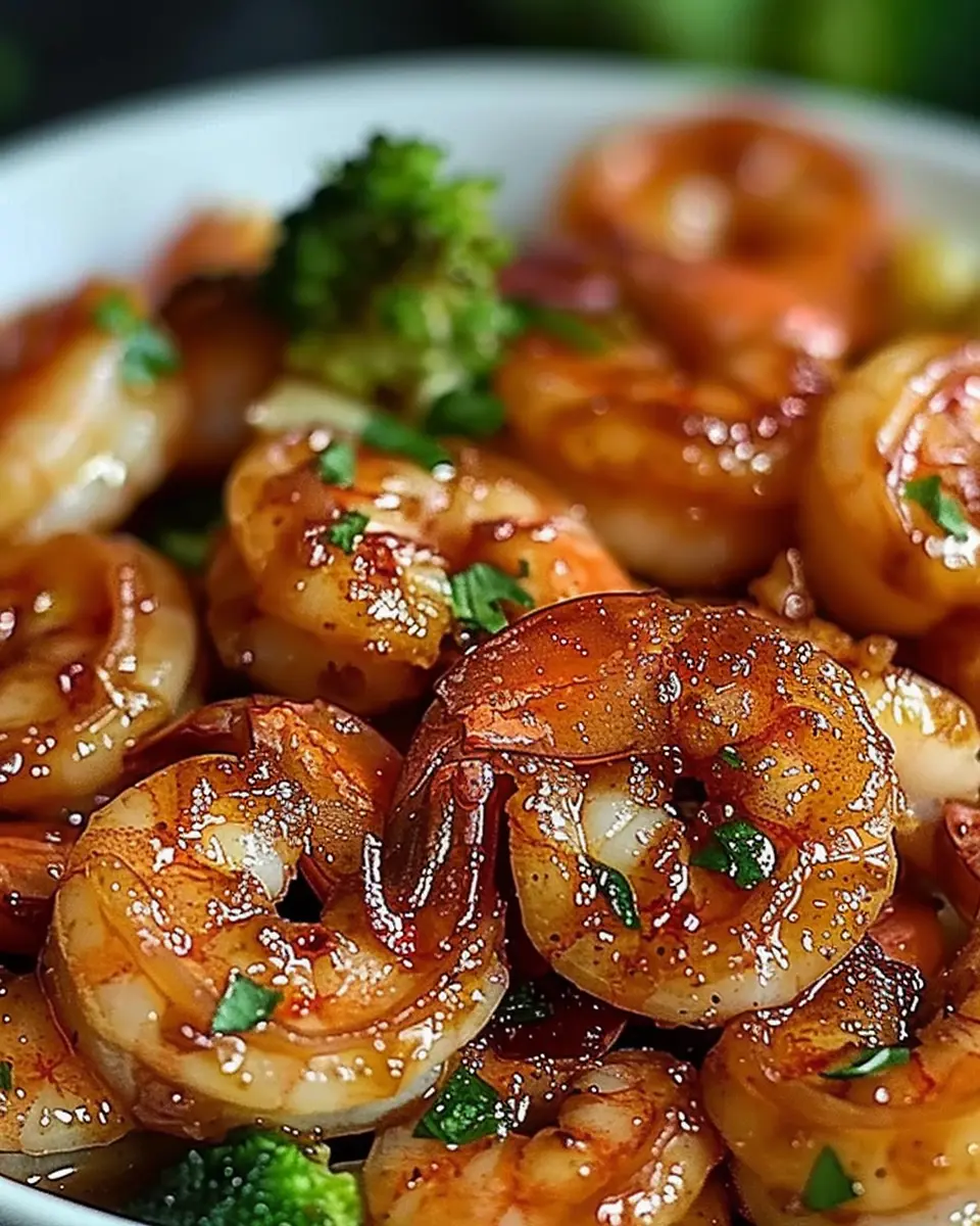 High-Protein Honey Garlic Shrimp with Turkey Bacon Delight