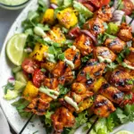 BBQ Chicken Skewer Salad