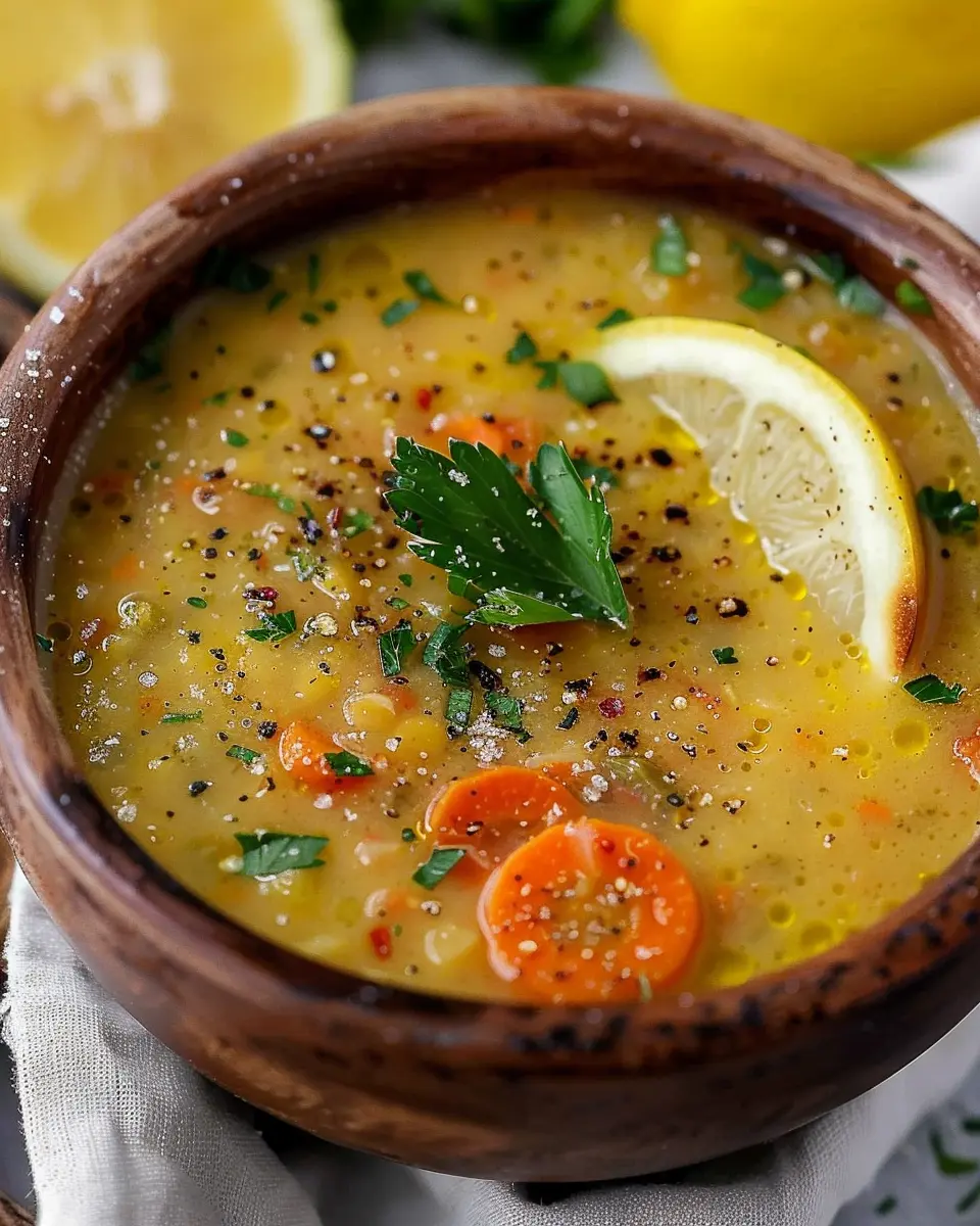 Lemon Lentil Soup: Easy Comfort Food for Cozy Days