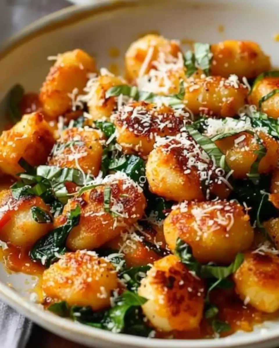 Crispy Gnocchi Delight with Turkey Bacon and Veggies Made Easy