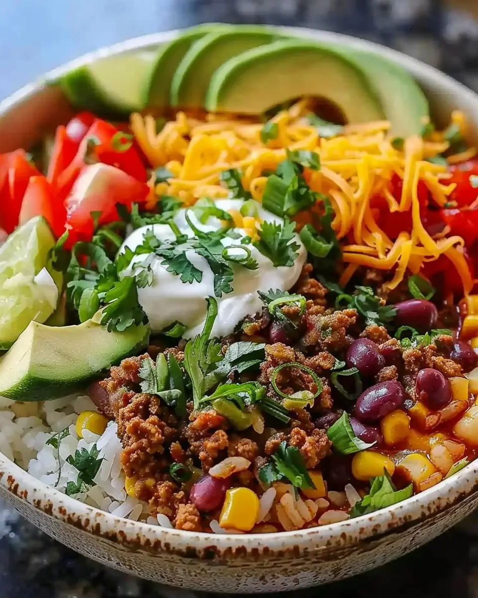 Taco Rice Bowl: The Best Easy Recipe for Healthier Comfort Food