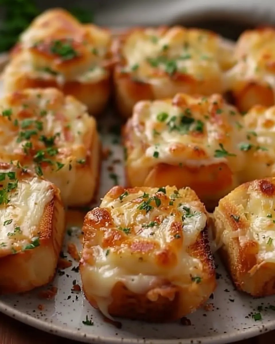 Mini Grilled Cheese Hawaiian Rolls with Turkey Bacon and Chicken Ham