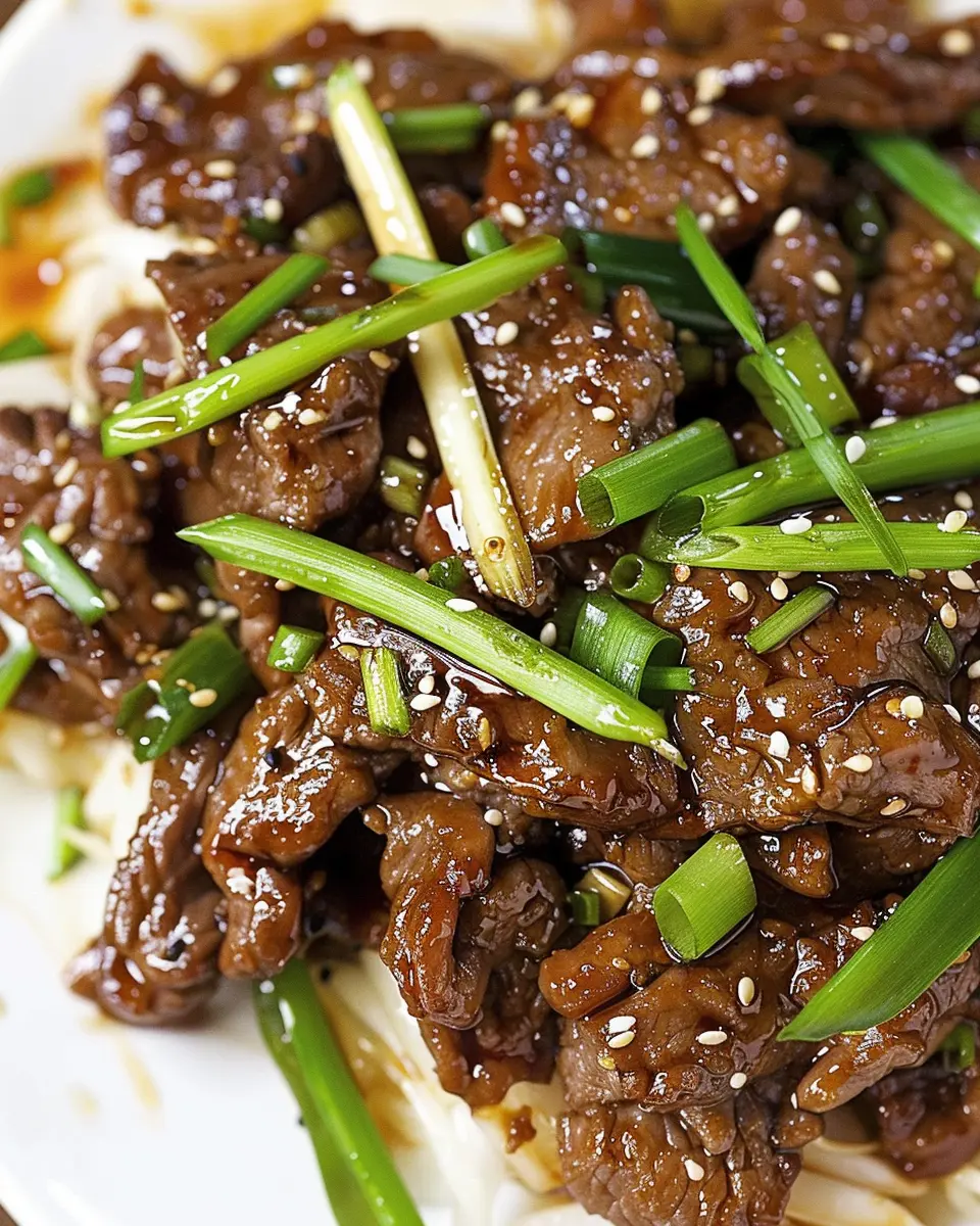 Mongolian Beef: Easy Recipe for a Cozy Homemade Delight