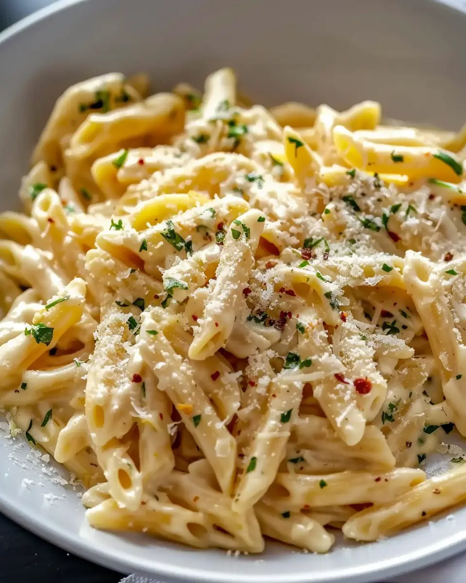 One Pot Creamy Garlic Pasta with Turkey Bacon: Easy Indulgence