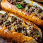 Ground Beef Philly Cheesesteaks