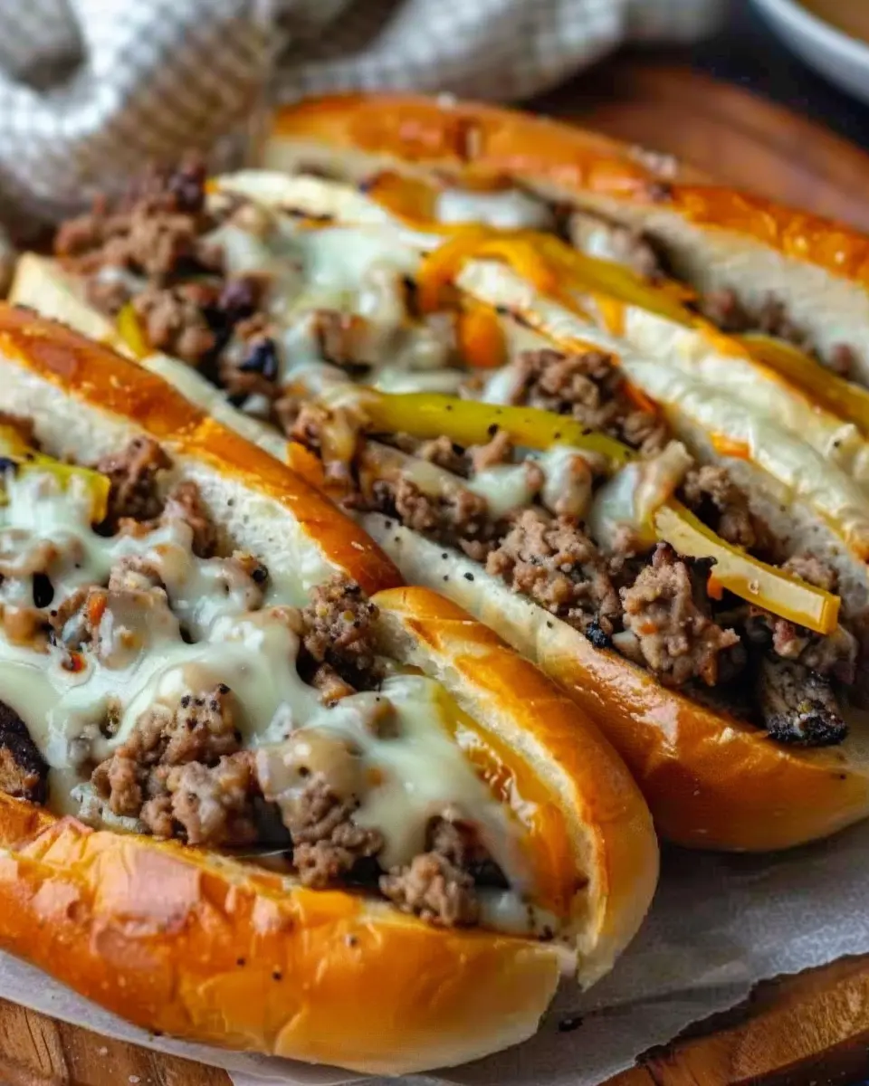 Ground Beef Philly Cheesesteaks: Easy Made at Home Delight