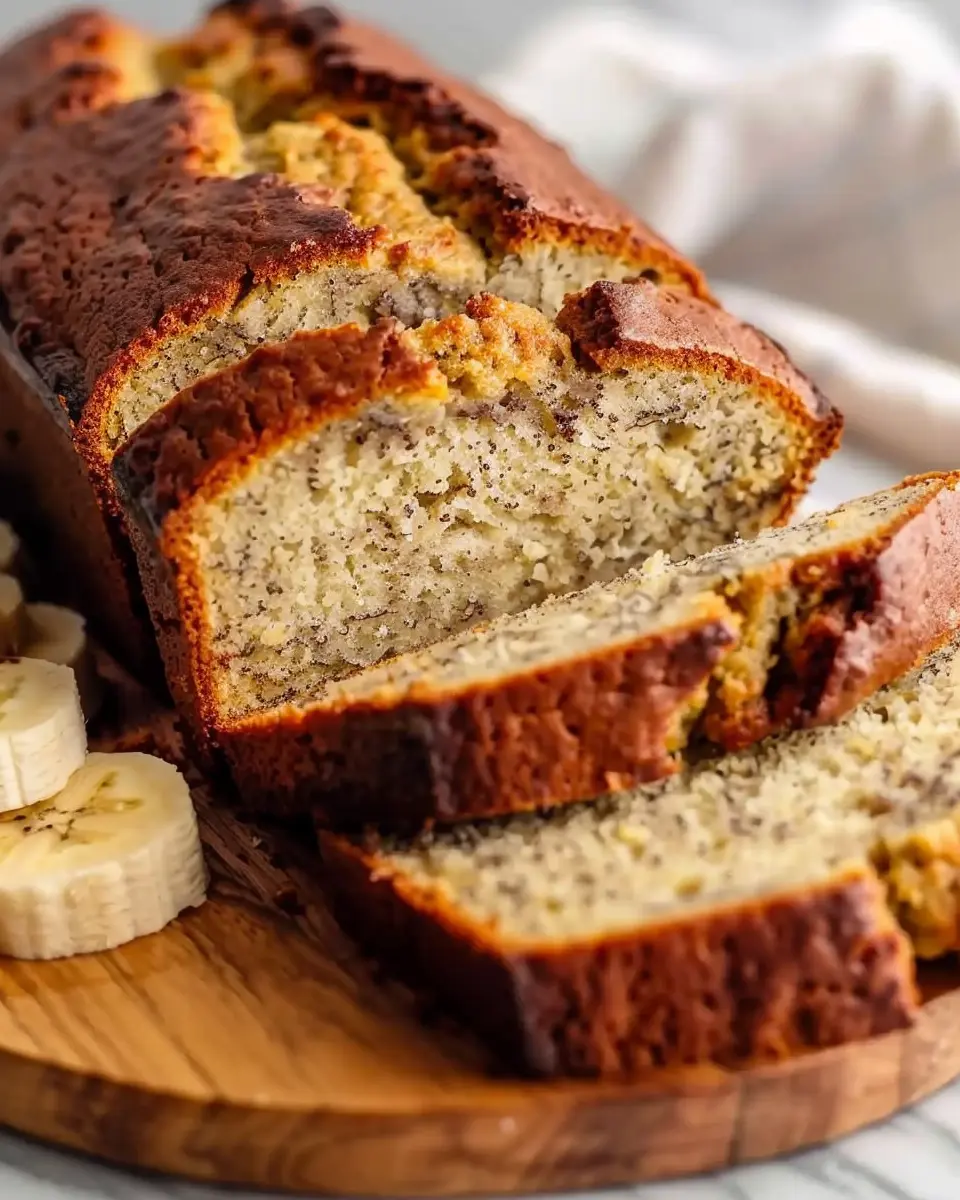 Easy Moist Banana Bread with a Crunchy Walnut Twist