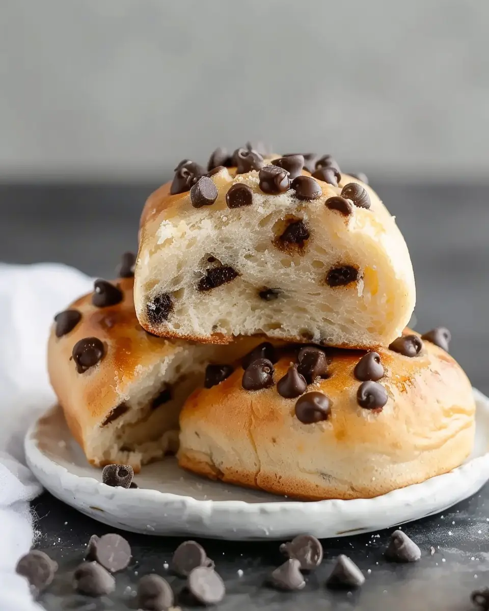 Fluffiest Chocolate Chip Milk Buns: Irresistibly Soft and Sweet
