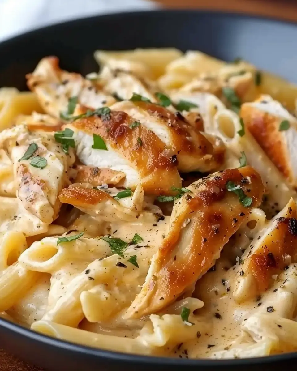 Creamy Cajun Chicken Pasta with Turkey Bacon: A Comforting Delight