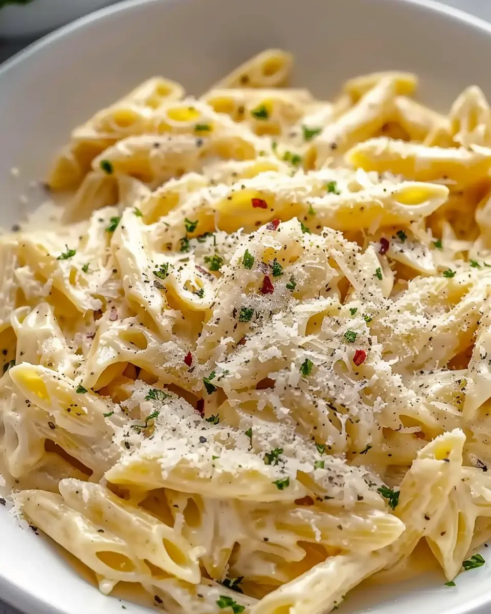 One Pot Creamy Garlic Pasta with Turkey Bacon: Easy &amp; Indulgent