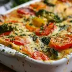 High-Protein Cottage Cheese Veggie Bake Recipe