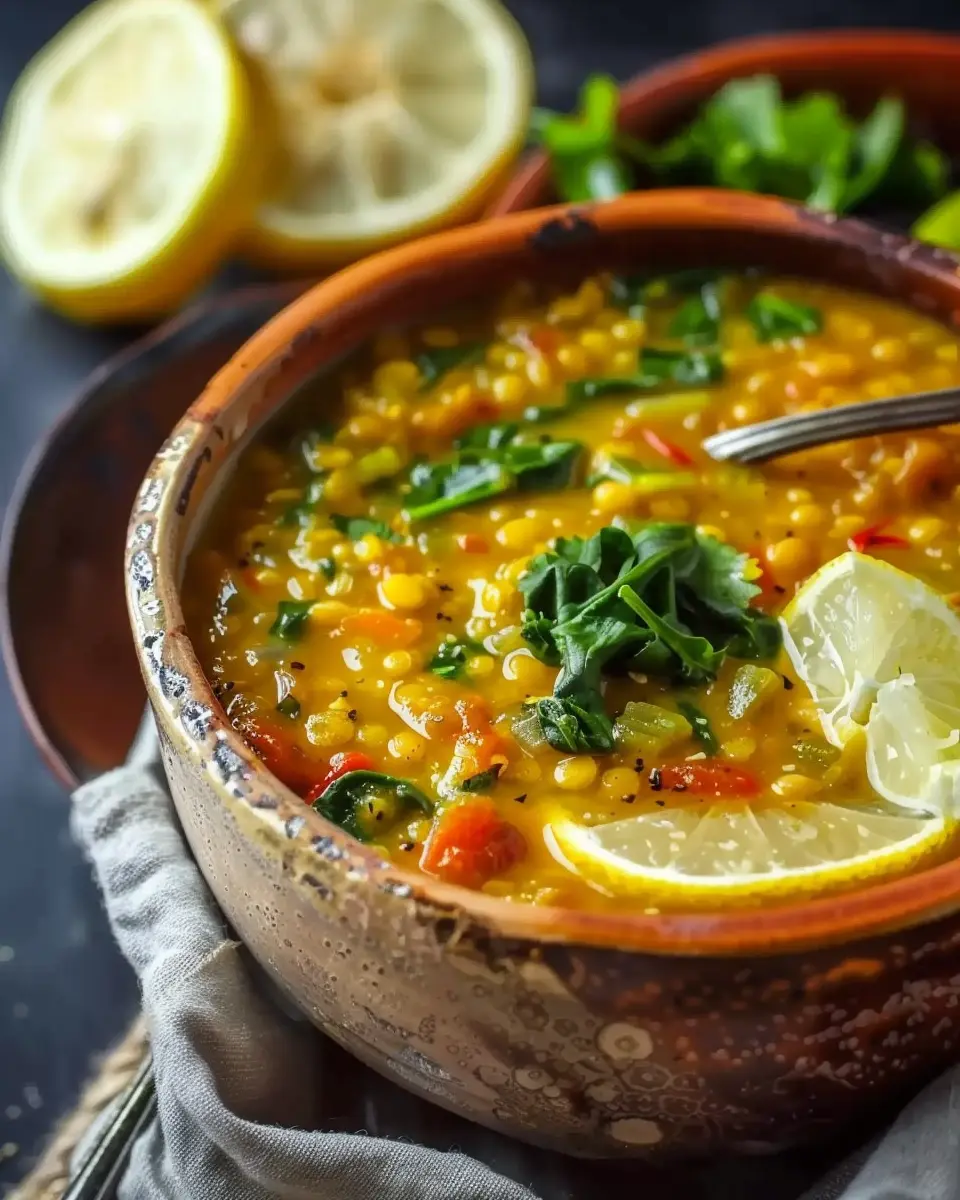 Lemon Lentil Soup: A Warm and Easy Comfort Food Delight