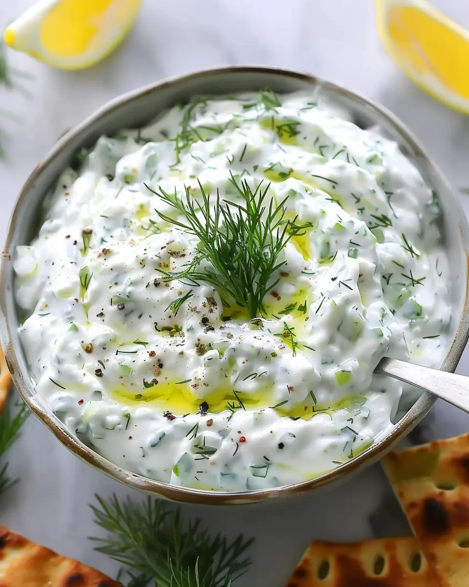 Easy 10 Minute Healthy Tzatziki Sauce: A Refreshingly Simple Delight