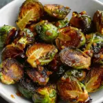 Hot Honey Brown Butter Brussels Sprouts