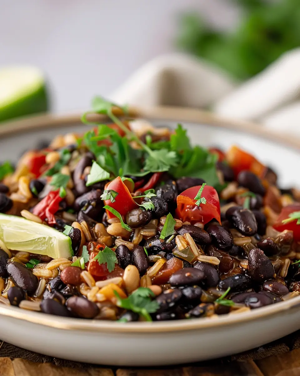 Hearty Black Beans and Turkey Bacon: A Cozy Comfort Dish