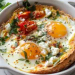 Baked Feta Eggs