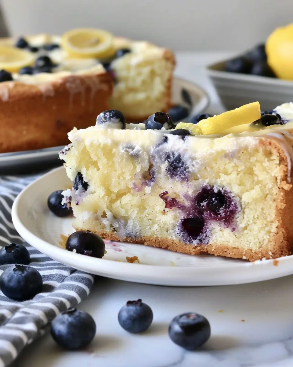 Moist Lemon Blueberry Yogurt Cake: A Refreshing Delight for All