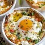 Baked Feta Eggs